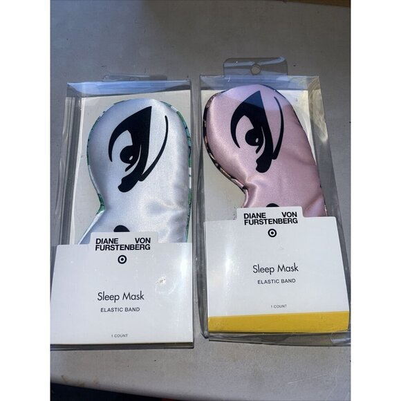 Diane Von Furstenberg Sleep Eye Mask lot of 2 - Picture 2 of 7